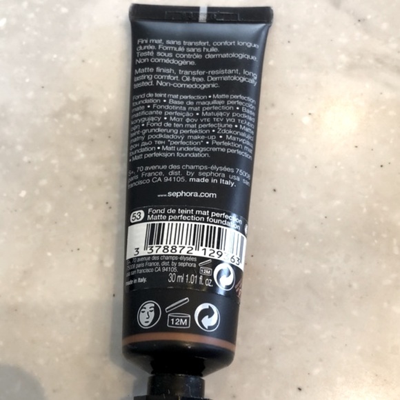 Sephora 53 Dark Caramel Matte Perfection Foundation 30 ML NEW - Picture 4 of 5